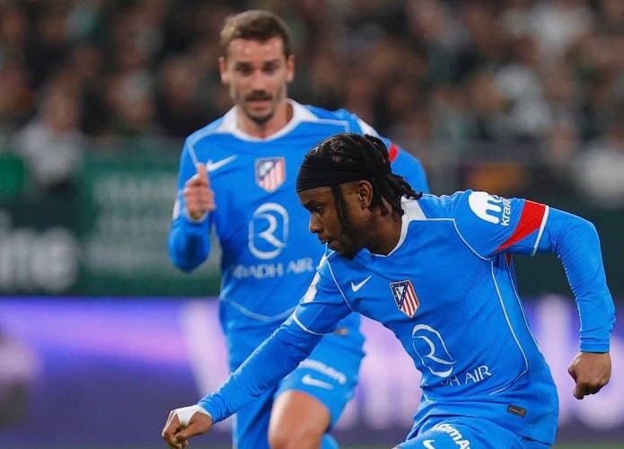 马竞欧冠淘汰赛阶段名单：新援卢克曼、门多萨、巴尔加斯在列