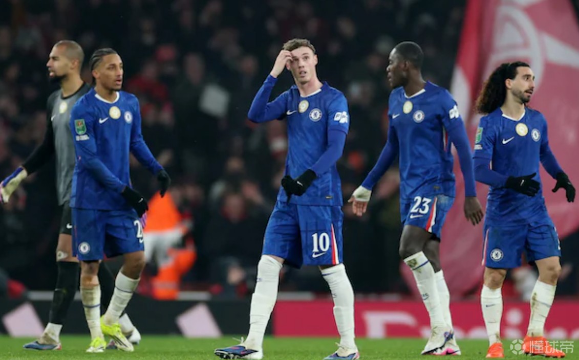 电讯报：切尔西投入6.8亿却落后16分，和阿森纳差距越拉越大